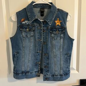 NWOT Her Universe Toy Story Denim Vest XS